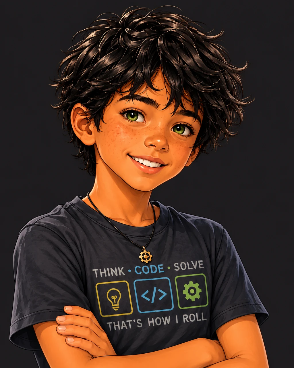 Portrait of Aiden Casper Solace